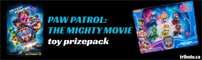 PAW PATROL: THE MIGHTY MOVIE Toy Prize pack Contest