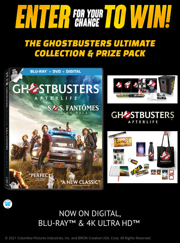 THE GHOSTBUSTERS ULTIMATE COLLECTION AND PRIZE PACK Contest
