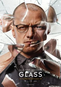 Glass movie poster starring James McAvoy