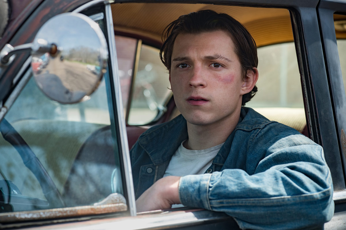 Tom Holland in the Devil All the Time. Photo Cr. Glen Wilson/Netflix © 2020