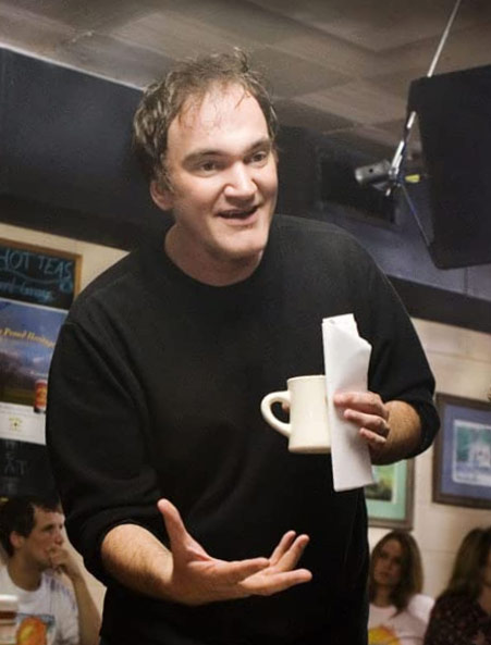 Quentin Tarantino on the set of Grindhouse © 2007 Dimension Films